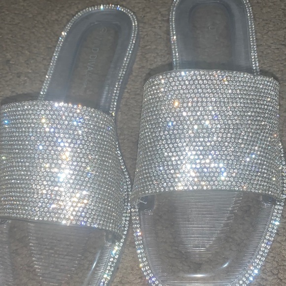 Fashion Nova Everything Okay Sandals - Clear US 9 - Picture 4 of 4